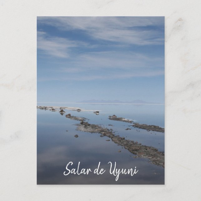 Postal salar de uyuni bolivia (Anverso)