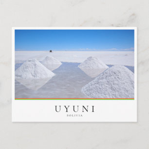 Postal Salar de Uyuni en Bolivia