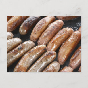 Postal Salchichas a la parrilla
