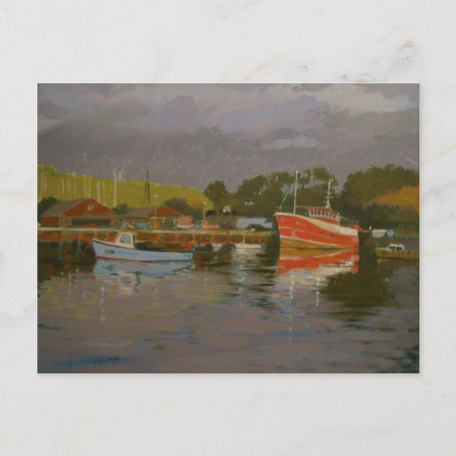 Postal Salcombe Quay 2 de Fisherman (Anverso)