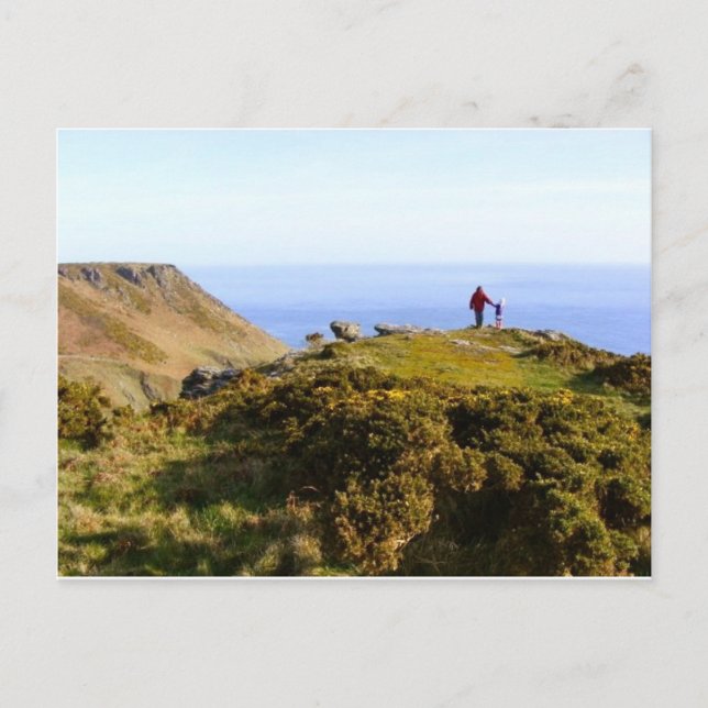 Postal Salcombe Sea Landscape Devon (Anverso)