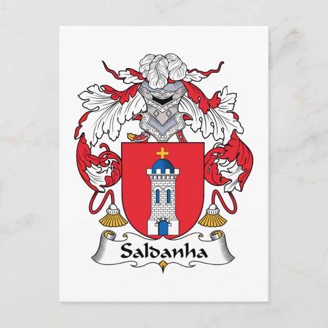 Postal Saldanha Family Crest (Anverso)
