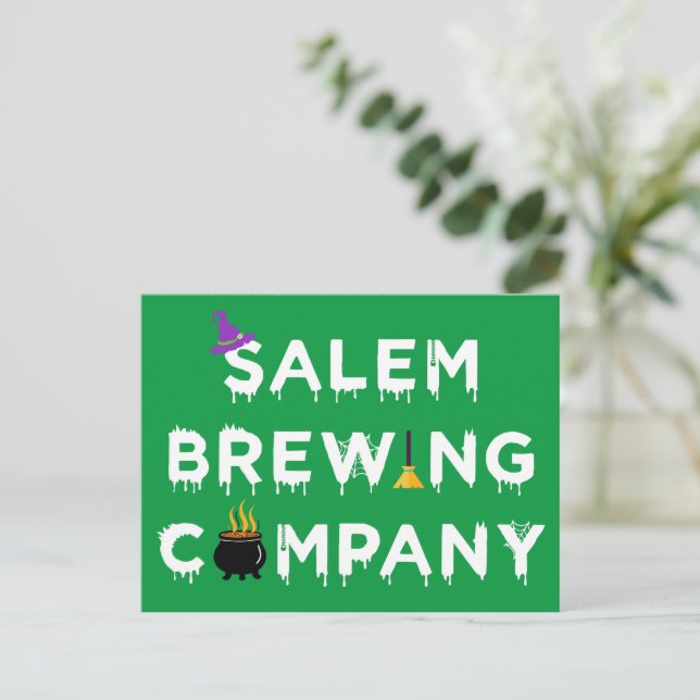 Postal Salem Brewing Company White (Anverso de pie)