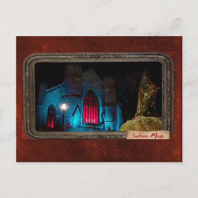 Postal Salem, Massachusetts - Museo de la Bruja (Anverso)