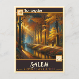 Postal Salem, Nuevo Hampshire | Vintage