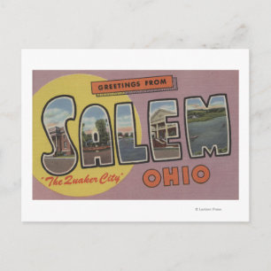 Postal Salem, Ohio (La Ciudad Cuáquera)