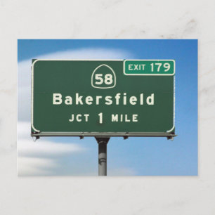 Postal Salida de Bakersfield