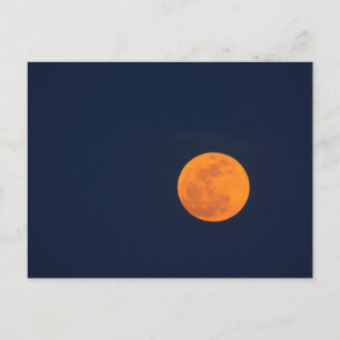 Postal Salida de la luna del Super Moon   Savannah, Georg