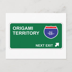 Postal Salida de Origami Next