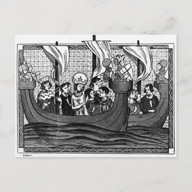 Postal Salida de San Luis para la Cruzada (Anverso)