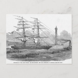 Postal Salida de 'The Lizzie Webber'