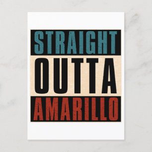 Postal Salida directa de Amarillo Texas TX
