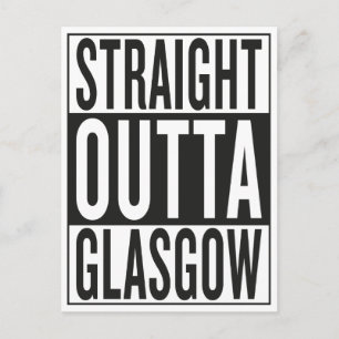 Postal salida directa de Glasgow