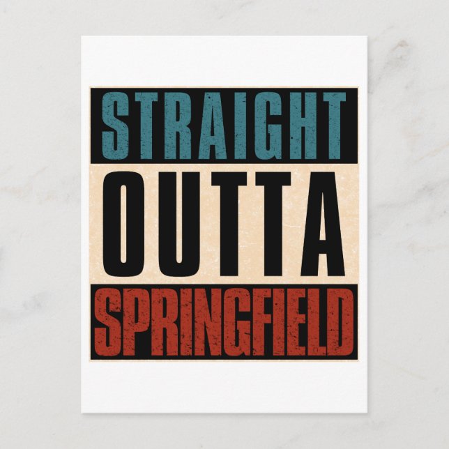 Postal Salida directa Springfield Missouri MO (Anverso)