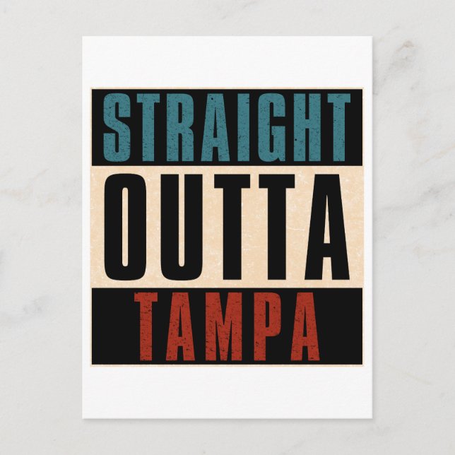 Postal Salida directa Tampa Florida FL (Anverso)