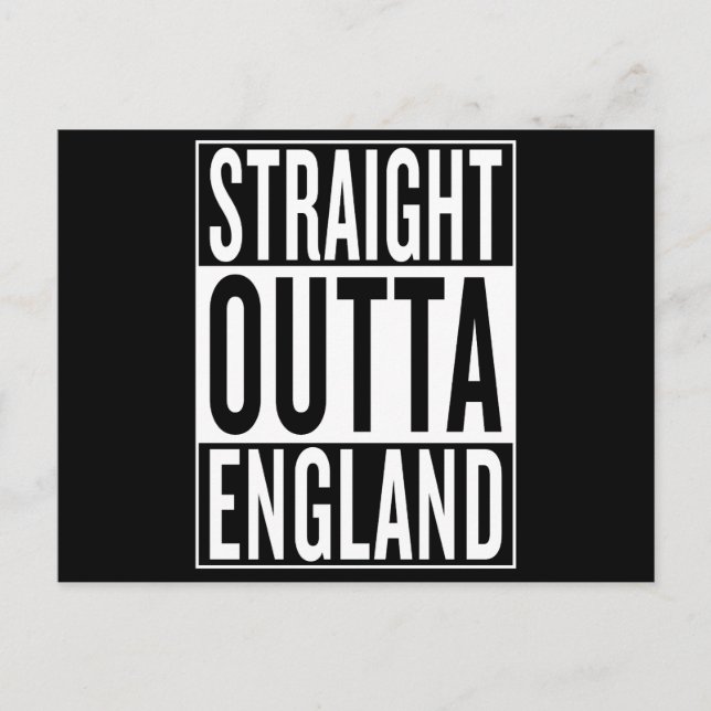 Postal salida recta de Inglaterra (Anverso)