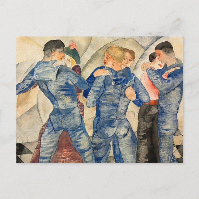 Postal Salinas bailarinas (Anverso)