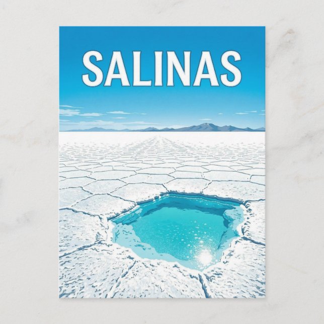 Postal Salinas Grandes (Anverso)