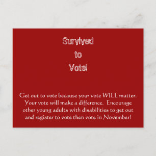 Postal Salir a votar