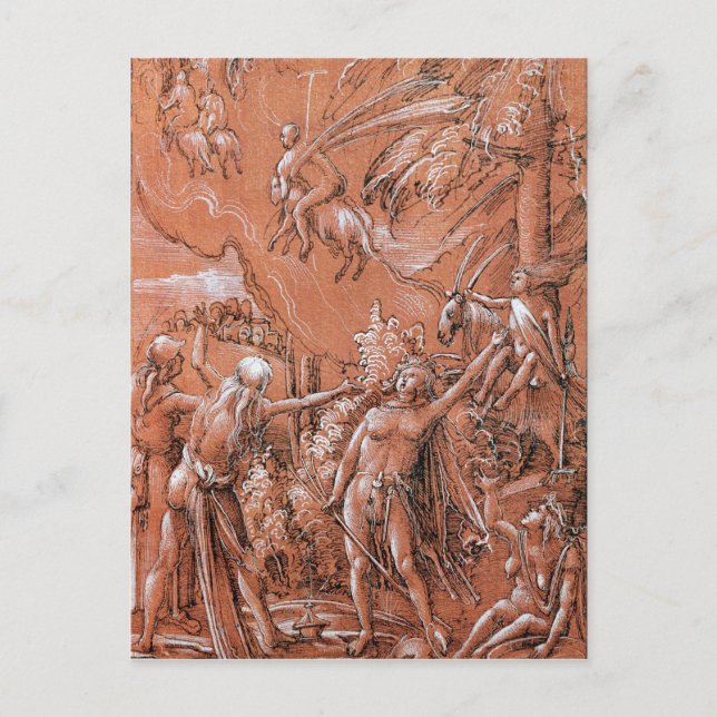 Postal Salir al Sabbath, 1506 (Anverso)