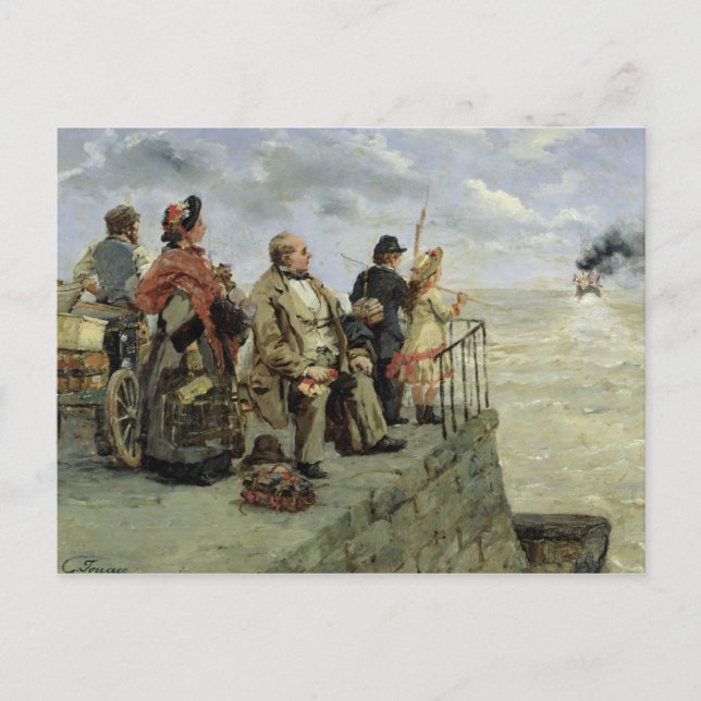 Postal Salir de Jersey (Anverso)