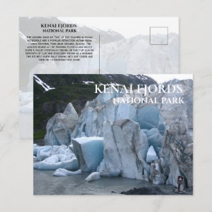 Postal Salir del Glacier Toe, Parque Nacional de los Fior