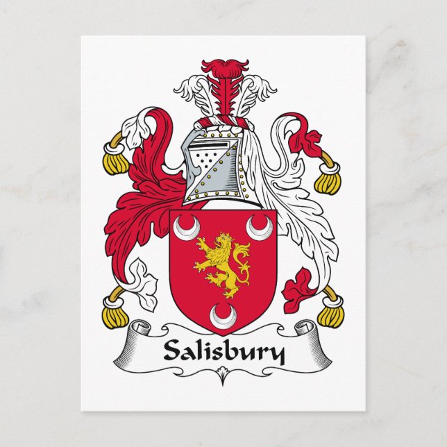 Postal Salisbury Family Crest (Anverso)