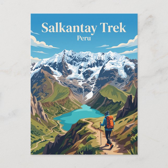 Postal Salkantay Trek Perú (Anverso)