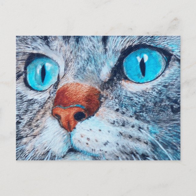 Postal Sally the Blue Eyed Cat (Anverso)
