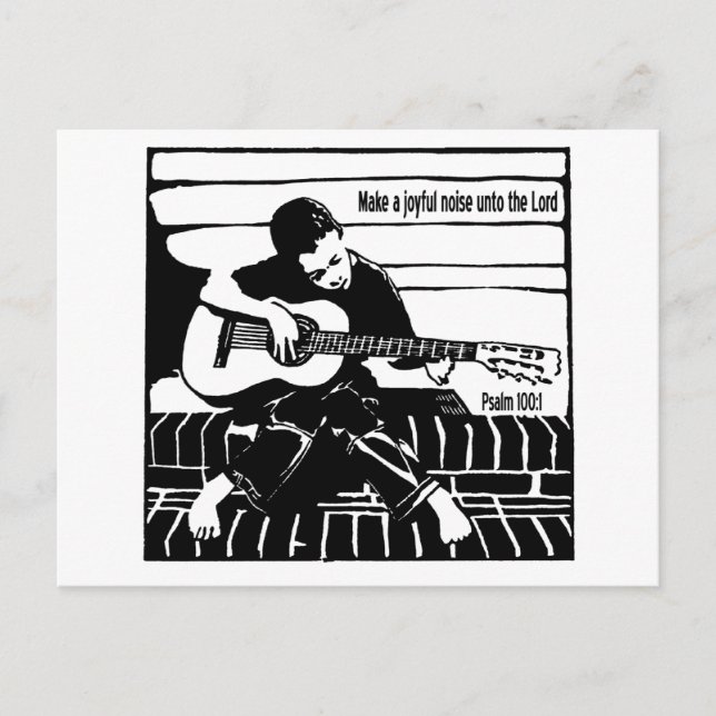 Postal Salmo 100:1 (Anverso)