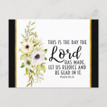 Salmo 118:24 Este es el día que el Señor ha hecho