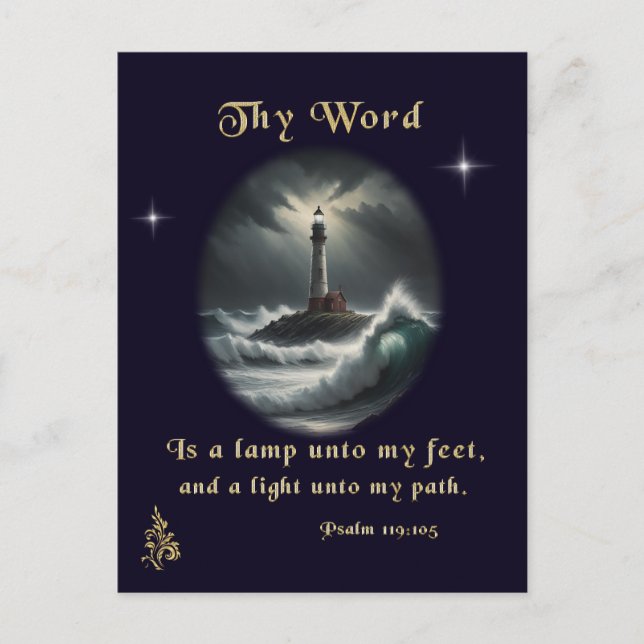 Postal Salmo 119 (Anverso)