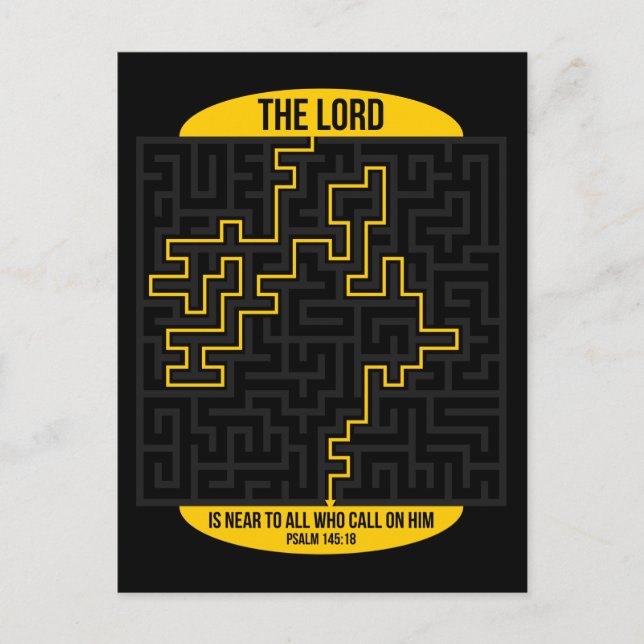 Postal Salmo 145:18 (Anverso)