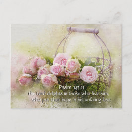 Postal Salmo 147:11 Esperanza en su amor inquebrantable, 