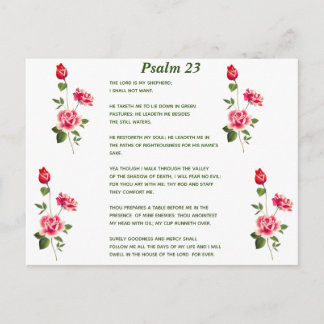 Postal Salmo 23
