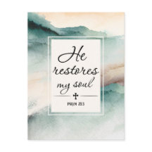 Salmo 23"4 Restaura Mi Cruz Del Alma