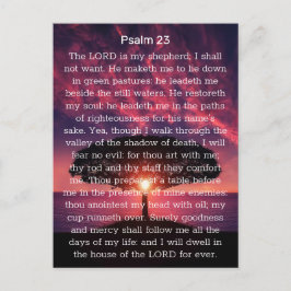 Postal Salmo 23 El Señor Es Mi Atardecer Pastor