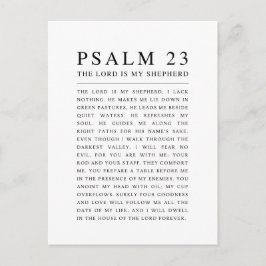 Postal Salmo 23 El Señor es mi Pastor