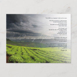 Postal Salmo 23  Jehová es mi pastor - Biblia