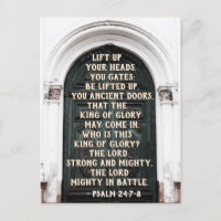 Salmo 24:7-8 Levanten sus cabezas, puertas