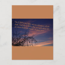 Salmo 27:1 al amanecer