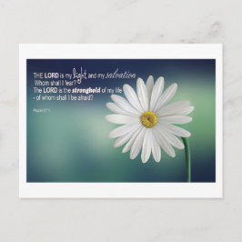 Postal Salmo 27 - El Señor es mi Luz ......