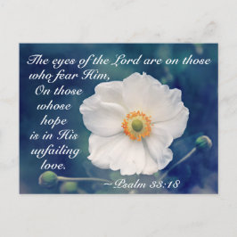 Postal Salmo 33:18 Esperanza en su amor inquebrantable, l