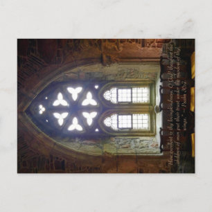 Postal Salmo 36:7 Postcard