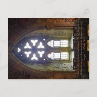 Postal Salmo 36:7 Postcard