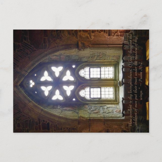 Postal Salmo 36:7 Postcard (Anverso)