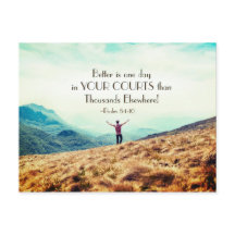 Salmo 84:10 Mejor es Un día en la Biblia de tu cor