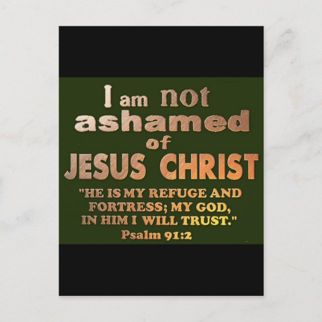 Postal Salmo 91:2 (Anverso)