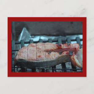 Postal Salmón a la parrilla