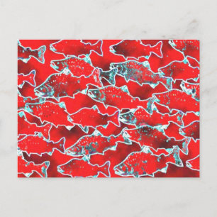 POSTAL SALMON FISH REDS